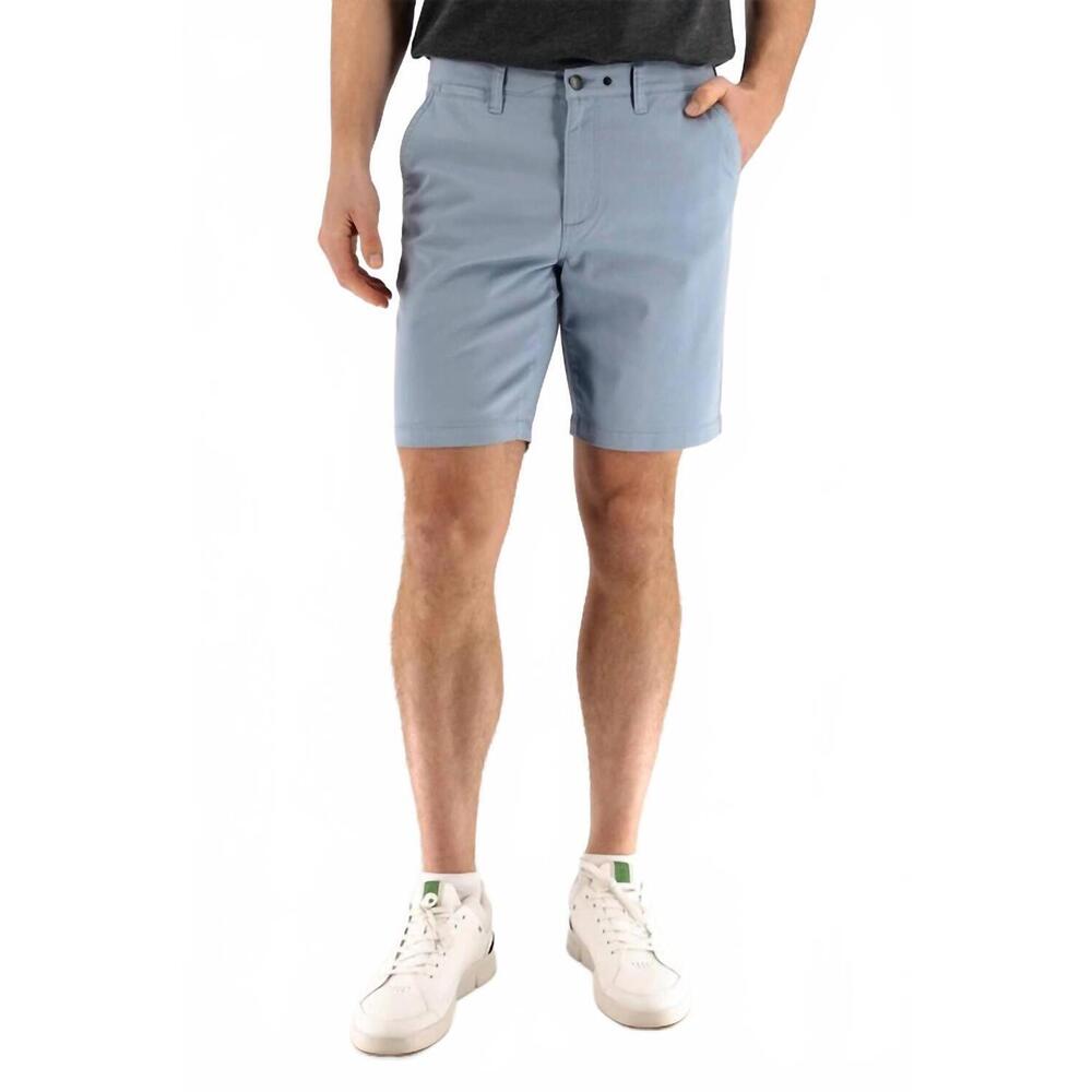 NEW DEVIL-DOG slim-fit chino shorts in dusty blue